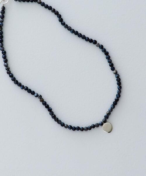 SMELLY（スメリー）の「SMELLY so’　blackLabradoritenecklace（ネックレス・レディース・ブラック系その他・-）」の4枚目の写真