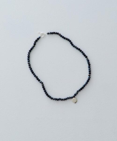 SMELLY（スメリー）の「SMELLY so’　blackLabradoritenecklace（ネックレス・レディース・ブラック系その他・-）」の5枚目の写真