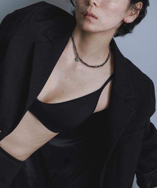SMELLY（スメリー）の「SMELLY so’　blackLabradoritenecklace（ネックレス・レディース・ブラック系その他・-）」の7枚目の写真