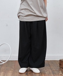 縮絨ウールワイドPT