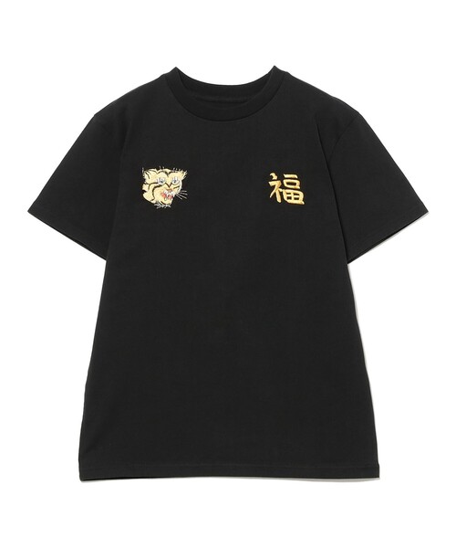 BEAMS BOY(ビームスボーイ)の「テーラー東洋 / SUKA T-SHIRT EMBROIDERED “VIET-NAM”(Tシャツ/カットソー・レディース・ホワイト/ブラック・SMALL)」の2枚目の写真