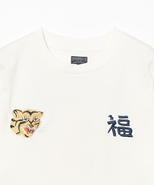 BEAMS BOY(ビームスボーイ)の「テーラー東洋 / SUKA T-SHIRT EMBROIDERED “VIET-NAM”(Tシャツ/カットソー・レディース・ホワイト/ブラック・SMALL)」の4枚目の写真