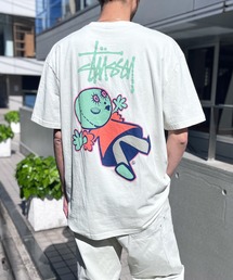 【STUSSY】ステューシー DOLY PRINT HALF T-SHIRTS ドリープリント ロゴ 半袖 Tシャツ