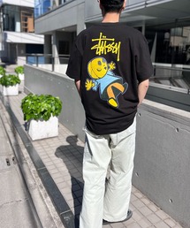 【STUSSY】ステューシー DOLY PRINT HALF T-SHIRTS ドリープリント ロゴ 半袖 Tシャツ