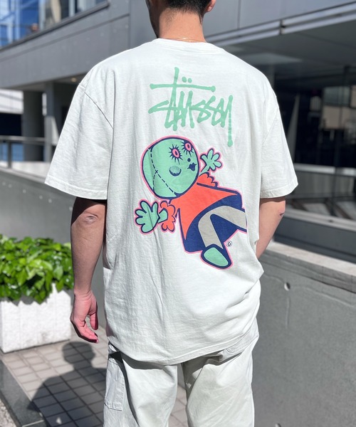 STUSSY】ステューシー DOLY PRINT HALF T-SHIRTS ドリープリント ロゴ