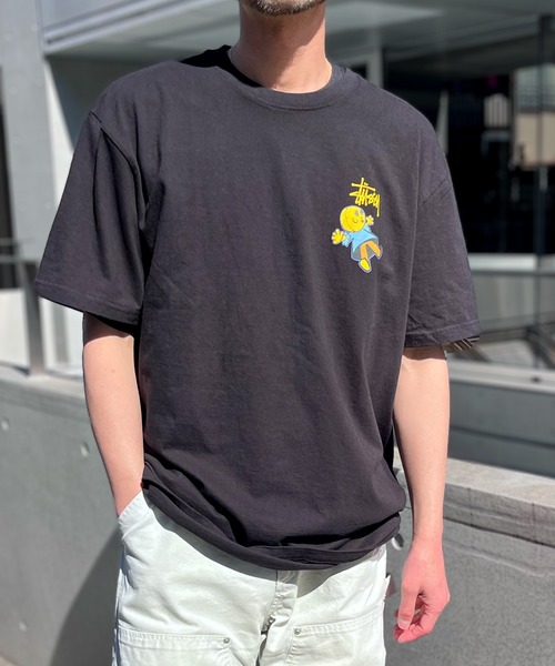 STUSSY】ステューシー DOLY PRINT HALF T-SHIRTS ドリープリント ロゴ