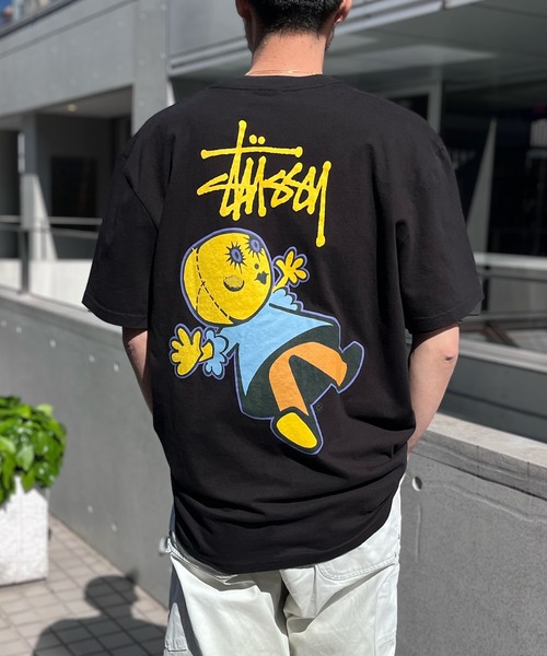 STUSSY】ステューシー DOLY PRINT HALF T-SHIRTS ドリープリント ロゴ