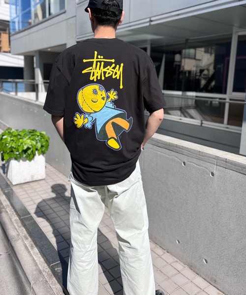 STUSSY】ステューシー DOLY PRINT HALF T-SHIRTS ドリープリント ロゴ