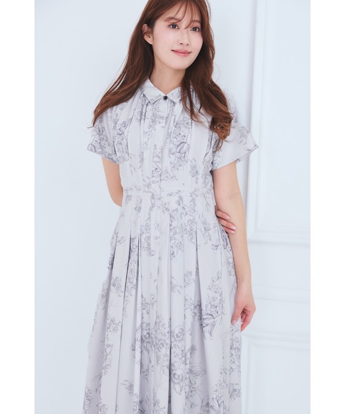 ワンピース herlipto Eliza Croquis Floral Dress Eliza Croquis Floral Dress（ワンピース）｜Her lip to（ハーリップ