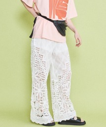 MIRROR STOKE | 【ZOZO限定】CROCHET LACE PANTS/クロシェレースパンツ(その他パンツ)
