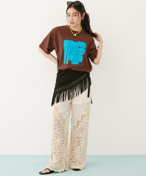 MIRROR STOKE(ミラーストーク)の「【ZOZO限定】CROCHET LACE PANTS/クロシェレースパンツ(その他パンツ・レディース・アイボリー/ベージュ・MEDIUM)」の14枚目の写真