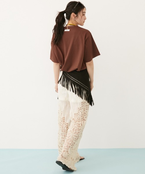 MIRROR STOKE(ミラーストーク)の「【ZOZO限定】CROCHET LACE PANTS/クロシェレースパンツ(その他パンツ・レディース・アイボリー/ベージュ・MEDIUM)」の11枚目の写真