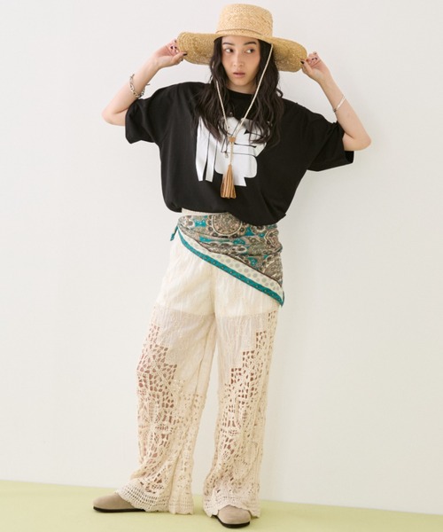 MIRROR STOKE(ミラーストーク)の「【ZOZO限定】CROCHET LACE PANTS/クロシェレースパンツ(その他パンツ・レディース・アイボリー/ベージュ・MEDIUM)」の21枚目の写真