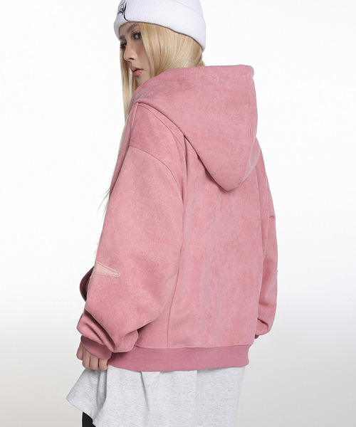 mushwear（マッシュウェア）の「ヴィンテージダブルジップパーカー（パーカー・メンズ・ブラック/ピンク/グリーン・X-LARGE/LARGE/MEDIUM）」の4枚目の写真