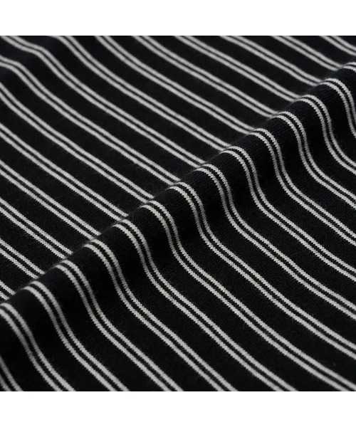 Healthknit(ヘルスニット)の「Healthknit Classic Border Jersey Henlyneck S/S (#51048)(Tシャツ/カットソー・メンズ・ブラック系その他・MEDIUM/LARGE/X-LARGE)」の4枚目の写真