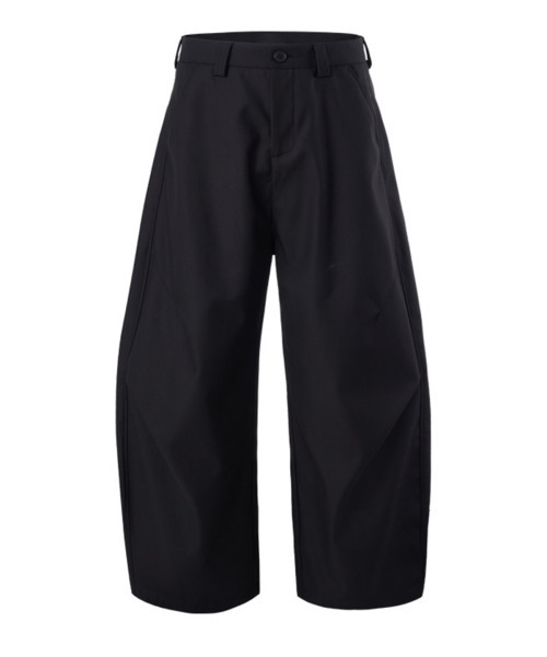 BUTTON SEOUL（ボタンソウル）の「ダートパネルカーブパンツ (3カラー)（スラックス・メンズ・ブラック/グレー/ベージュ・MEDIUM/LARGE/X-LARGE/SMALL）」の5枚目の写真