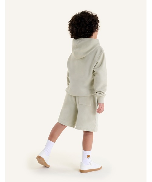 Maison Kitsune（メゾンキツネ）の「FOX HEAD KID HOODIE（パーカー・キッズ・ネイビー/ライトグレー・12/10/8/6/4）」の11枚目の写真