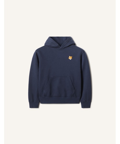 Maison Kitsune（メゾンキツネ）の「FOX HEAD KID HOODIE（パーカー・キッズ・ネイビー/ライトグレー・12/10/8/6/4）」の4枚目の写真