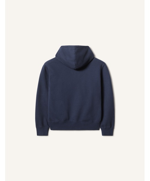Maison Kitsune（メゾンキツネ）の「FOX HEAD KID HOODIE（パーカー・キッズ・ネイビー/ライトグレー・12/10/8/6/4）」の5枚目の写真