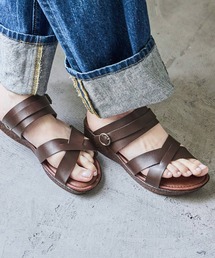 日本製 2wayストラップローヒールサンダル 痛くないサンダル