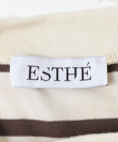 URBAN RESEARCH（アーバンリサーチ）の「ESTHE　STRIPE TWIST ASYMMETRIC T-SHIRTS（Tシャツ/カットソー・レディース・ストライプ・SMALL）」の4枚目の写真