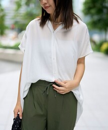 オフホワイト」に該当するシャツ/ブラウス（半袖）ファッション通販