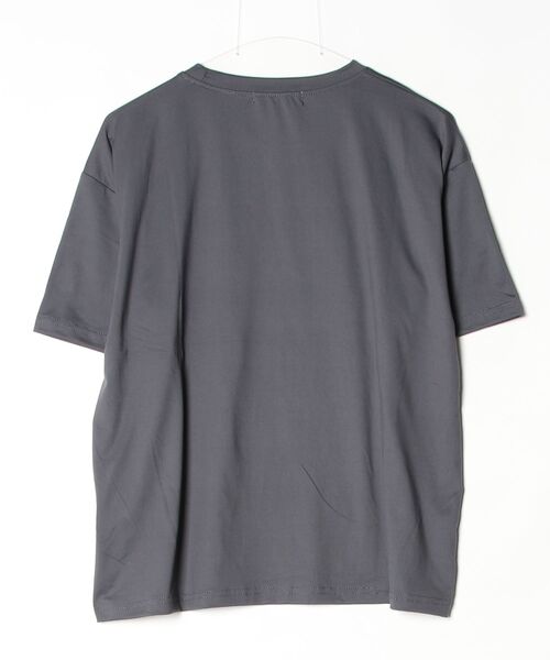RME.（アールエムイー）の「フラワープリントオーバーサイズTシャツ 半袖（Tシャツ/カットソー・レディース・ホワイト/ダークグレー・FREE）」の17枚目の写真