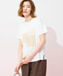 モチーフレースTシャツ