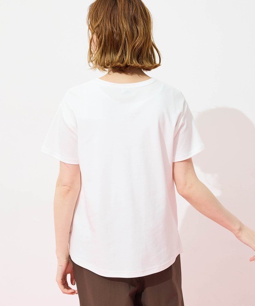 Petit Honfleur(プチオンフルール)の「モチーフレースTシャツ(Tシャツ/カットソー・レディース・ホワイト・M/L)」の15枚目の写真