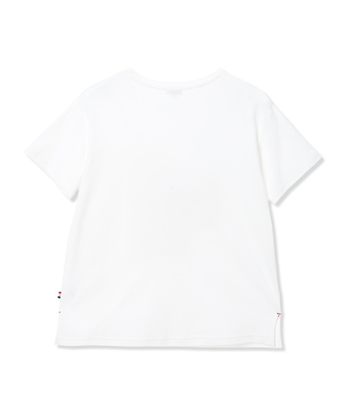 Petit Honfleur(プチオンフルール)の「モチーフレースTシャツ(Tシャツ/カットソー・レディース・ホワイト・M/L)」の5枚目の写真
