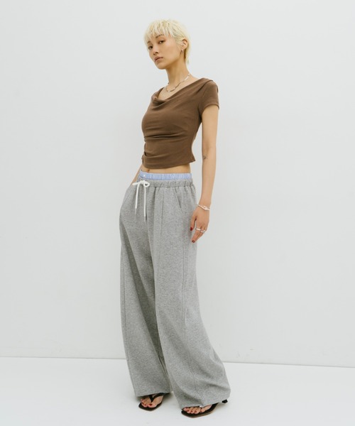 HANNE(アン)の「ドレープオフショルTEE(Tシャツ/カットソー・レディース・ホワイト/ブラック・FREE)」の20枚目の写真