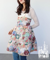 Three Four Time（スリーフォータイム）の「【ハナカラクサ】Patchwork Print One piece（ワンピース）」