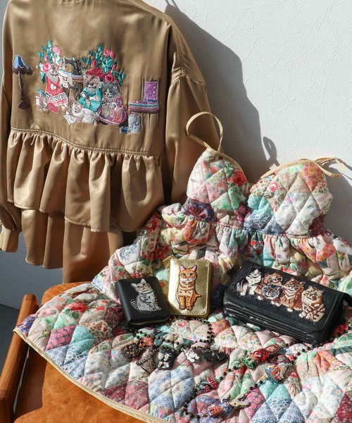 Three Four Time(スリーフォータイム)の「【ハナカラクサ】Patchwork Print One piece(ワンピース・レディース・その他・FREE)」の18枚目の写真