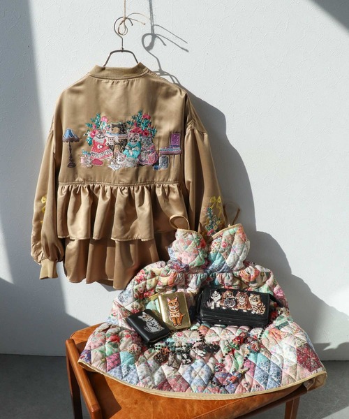 Three Four Time(スリーフォータイム)の「【ハナカラクサ】Patchwork Print One piece(ワンピース・レディース・その他・FREE)」の19枚目の写真
