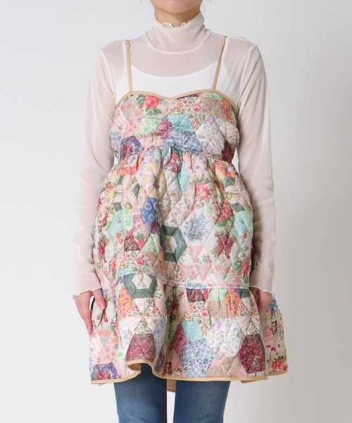 Three Four Time(スリーフォータイム)の「【ハナカラクサ】Patchwork Print One piece(ワンピース・レディース・その他・FREE)」の20枚目の写真