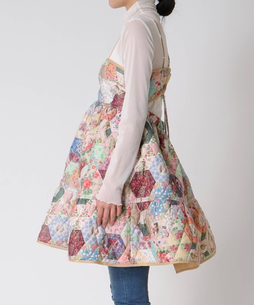 Three Four Time(スリーフォータイム)の「【ハナカラクサ】Patchwork Print One piece(ワンピース・レディース・その他・FREE)」の21枚目の写真