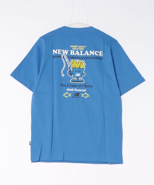 NEW BALANCE（ニューバランス）の「《New Balance》MT61I5BM（Tシャツ/カットソー・メンズ・ブルー/ホワイト・XL/S/L/M/2XL）」の3枚目の写真