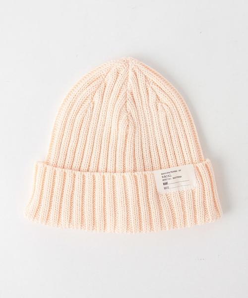 BEAUTY&YOUTH UNITED ARROWS（ビューティーアンドユースユナイテッドアローズ）の「＜Racal＞ STANDARD KNIT CAP16SS/ニット帽◆（ニットキャップ/ビーニー・メンズ・ホワイト/ブラック/ライトグレー/ベージュ/ライトピンク/レッド/イエロー/オリーブ/ライトブルー/ネイビー・ONE）」の9枚目の写真