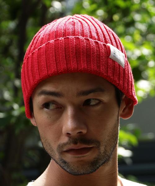 BEAUTY&YOUTH UNITED ARROWS（ビューティーアンドユースユナイテッドアローズ）の「＜Racal＞ STANDARD KNIT CAP16SS/ニット帽◆（ニットキャップ/ビーニー・メンズ・ホワイト/ブラック/ライトグレー/ベージュ/ライトピンク/レッド/イエロー/オリーブ/ライトブルー/ネイビー・ONE）」の10枚目の写真