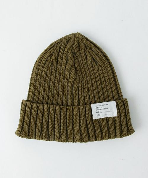 BEAUTY&YOUTH UNITED ARROWS（ビューティーアンドユースユナイテッドアローズ）の「＜Racal＞ STANDARD KNIT CAP16SS/ニット帽◆（ニットキャップ/ビーニー・メンズ・ホワイト/ブラック/ライトグレー/ベージュ/ライトピンク/レッド/イエロー/オリーブ/ライトブルー/ネイビー・ONE）」の6枚目の写真