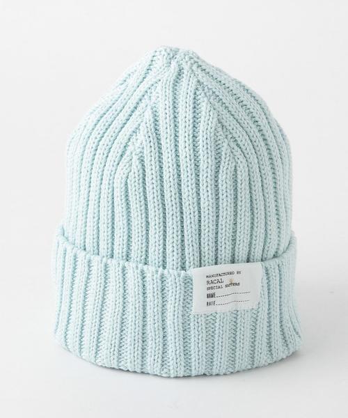 BEAUTY&YOUTH UNITED ARROWS（ビューティーアンドユースユナイテッドアローズ）の「＜Racal＞ STANDARD KNIT CAP16SS/ニット帽◆（ニットキャップ/ビーニー・メンズ・ホワイト/ブラック/ライトグレー/ベージュ/ライトピンク/レッド/イエロー/オリーブ/ライトブルー/ネイビー・ONE）」の11枚目の写真