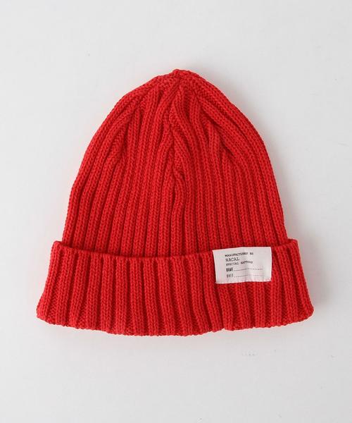 BEAUTY&YOUTH UNITED ARROWS（ビューティーアンドユースユナイテッドアローズ）の「＜Racal＞ STANDARD KNIT CAP16SS/ニット帽◆（ニットキャップ/ビーニー・メンズ・ホワイト/ブラック/ライトグレー/ベージュ/ライトピンク/レッド/イエロー/オリーブ/ライトブルー/ネイビー・ONE）」の14枚目の写真