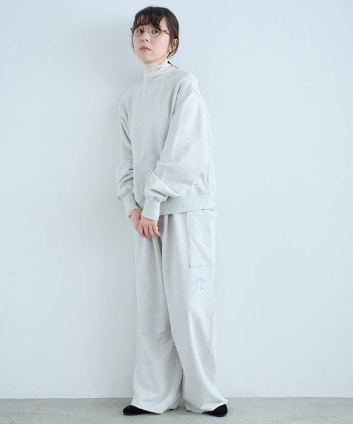 I am I in fact...(アイアムアイインファクト)の「ANNE PANTS(スウェットパンツ・レディース・グレー/ブルー/ブラック・FREE)」の10枚目の写真