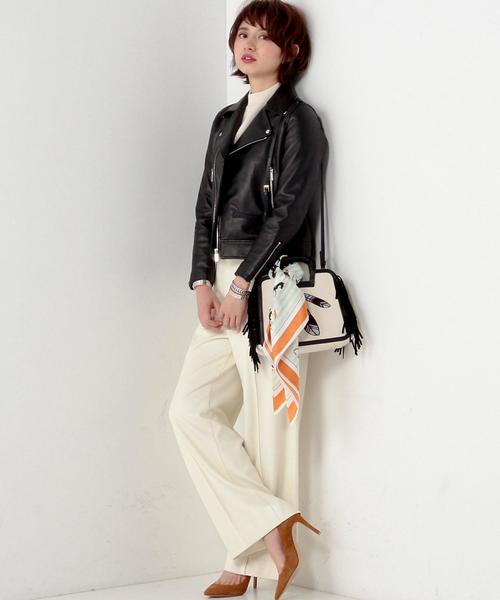 UNITED ARROWS(ユナイテッドアローズ)の「UWMF レザー ライダース◆(ライダースジャケット・レディース・ブラック・38/40/36)」の8枚目の写真