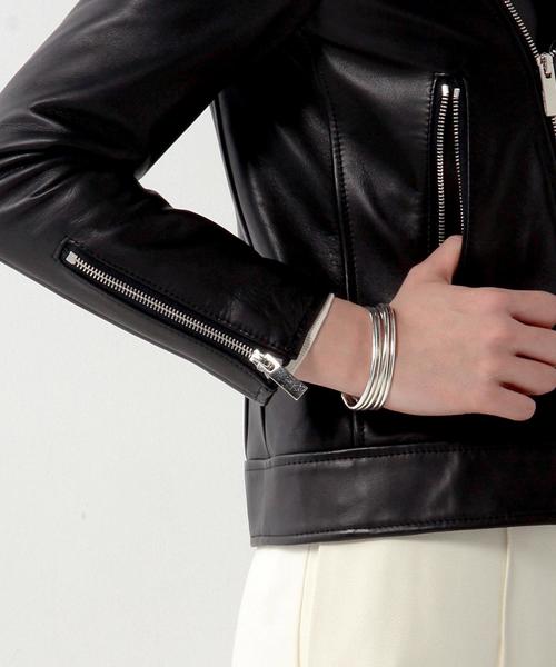 UNITED ARROWS(ユナイテッドアローズ)の「UWMF レザー ライダース◆(ライダースジャケット・レディース・ブラック・38/40/36)」の10枚目の写真