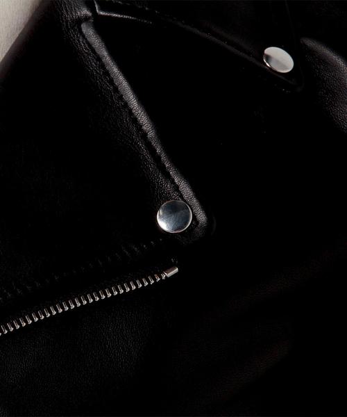 UNITED ARROWS(ユナイテッドアローズ)の「UWMF レザー ライダース◆(ライダースジャケット・レディース・ブラック・38/40/36)」の3枚目の写真
