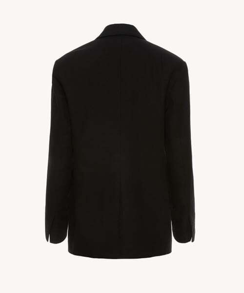 RIDIFI(リディフィ)の「BUTTONLESS LINEN JACKET_BLACK(テーラードジャケット・レディース・その他・SMALL/MEDIUM)」の3枚目の写真