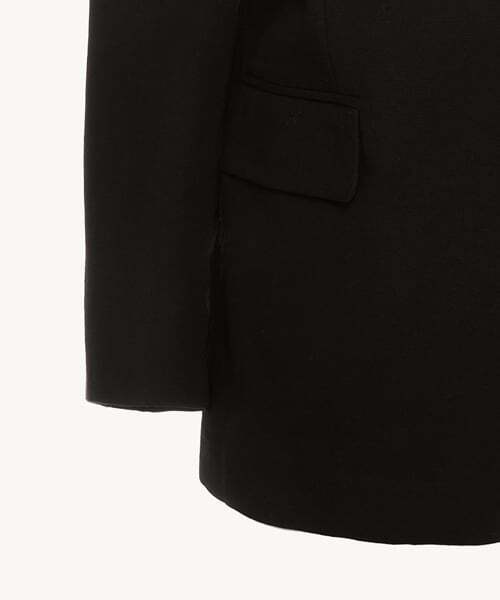 RIDIFI(リディフィ)の「BUTTONLESS LINEN JACKET_BLACK(テーラードジャケット・レディース・その他・SMALL/MEDIUM)」の6枚目の写真