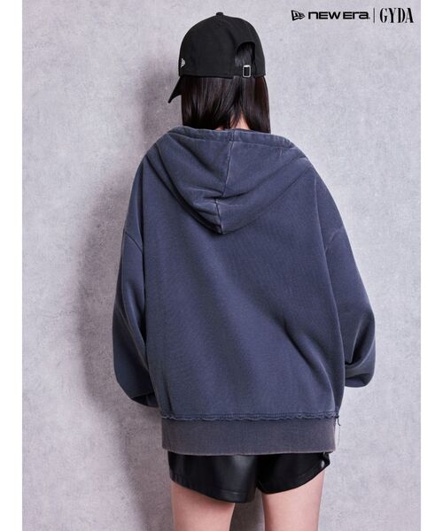 GYDA（ジェイダ）の「VALDY processing bijou ZIPパーカー（パーカー・レディース・ブラック/ネイビー・FREE）」の11枚目の写真
