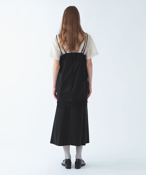 Ray BEAMS（レイビームス）の「レイヤード キャミ ワンピース（ワンピース・レディース・ダークブラウン/ブラック・0/1）」の5枚目の写真